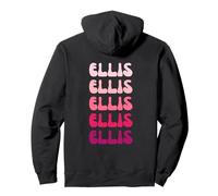 Ellis First Name Minimalist Design Pullover Hoodie