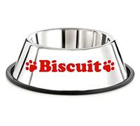 Ellis Graphix 2 x Personalised Name Dog Cat Bowl Dish Vinyl Stickers Decals