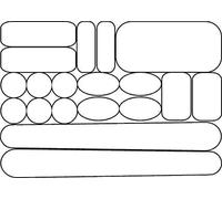 Ellis Graphix Clear Chainstay & Frame protector set for Bicycle Bike Cycle MTB BMX V3 (Clear)