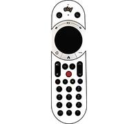 Ellis Graphix White Remote Controller Vinyl Sticker Skin to fit SKY Q Touch (TM)