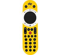 Ellis Graphix Yellow Remote Controller Vinyl Sticker Skin to fit SKY Q Touch (TM)