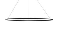Ellisse Major Pendant Oval Black/ White Downlight 3000k