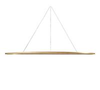 Ellisse Mega Pendant Oval Gold/ White Uplight 3000k