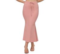 ELLITI Women's Cotton Lycra Blended Full Elastic and Fit Tummy Tucker, Full Leg Cover, Stretchable, Saree Shapewear for Ladies, Petticoat Skirts for Women, Shape Wear Dress for Sari Silhouette Shaper