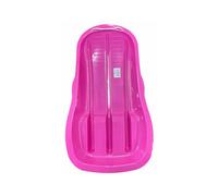 Ellman Heavy Duty Pink Plastic Sledges for Adults & Kids - Large Snow Sledge with Rope, Durable Adult Sledges for Snow, Strong Winter Toboggan Set