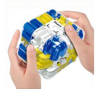 [Ellniges]2025 Updated Large Labyrinth 3D Maze Cubes, Logical Challenge 3x3 Maze Puzzle Cube for Stress Relief, Educational Game Cubes for Home Family Party