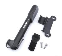 [Ellniges]Bike Pump with Pressure Gauge Tyre Inflator | Durable manual hand pump with retractable T-handle, built-in pressure gauge and secure valve lock for easy inflation.
