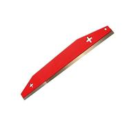 [Ellniges] Paint Edger Tool Trimming Edge Shield with Metal | Manual paint trimming guard with straight metallic blade edge and textured plastic handle for clean decorator lines.