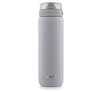 Ello Cooper 40oz Stainless Steel Water Bottle with Straw and Carry Handle, Double Walled and Vacuum Insulated Metal, Leak Proof Locking Lid with Soft Silicone Spout, Reusable, BPA Free, Grey