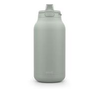 Ello Hydra 64oz Half Gallon Vacuum Insulated Stainless Steel Jug with Locking, Leak-Proof Lid and Soft Silicone Straw, Metal Reusable Water Bottle, Keeps Cold All Day, Sage