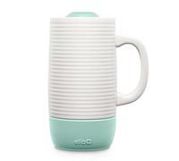 Ello Jane 18oz Ceramic Travel Mug with Silicone Boot, Yucca, 18 oz.