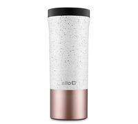 Ello Miri Vacuum Insulated Stainless Steel Travel Coffee Mug - Travel Tea Mug, 16 oz, Speckle Rosegold