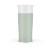 Ello Ogden 16oz Ceramic Travel Mug with Slider Lid and Sleeve, Honeydew