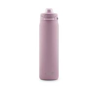 Ello Pop & Fill 22oz Stainless Steel Water Bottle with Quick Fill Technology, Double Walled and Vacuum Insulated Metal, Leak Proof Locking Lid, Sip and Chug, Reusable, BPA Free, Mauve