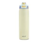 Ello Pop & Fill 22oz Stainless Steel Water Bottle with Quick Fill Technology, Double Walled and Vacuum Insulated Metal, Leak Proof Locking Lid, Sip and Chug, Reusable, BPA Free, Fresh Dew