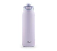 Ello Pop & Fill 32oz Stainless Steel Water Bottle with Quick Fill Technology, Double Walled and Vacuum Insulated Metal, Leak Proof Locking Lid, Sip and Chug, Reusable, BPA Free, Aurora