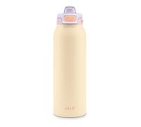 Ello Pop & Fill 32oz Stainless Water Bottle, Sip or Chug, Pastel Paradise
