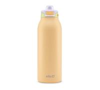 Ello Pop & Fill 40oz Stainless Steel Water Bottle with Quick Fill Technology, Double Walled and Vacuum Insulated Metal, Leak Proof Locking Lid, Sip and Chug, Reusable, BPA Free, Sunset Meadow