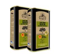Ellora Farms Single Estate Traceable Extra Virgin Olive Oil 1 Liter PDO Tins | 2 Pack