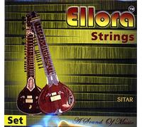 Ellora Sitar Strings, Ellora Roselu, Professional, With Sympathetic (Tarabh) Strings