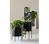 Ellos Home Vase, Polyester, Black, Full