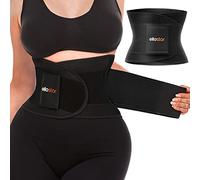 ellostar Women's Waist Trainer: Sweat Band for Belly Fat, Tummy Control, Back Support, Workout Shapewear, Weight Loss Aid, Black, XL