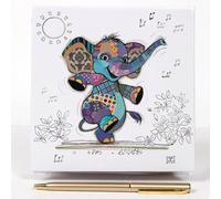 Elly Elephant Memo Block For Home And Office Use | Cute Animal-Themed Note Block For Everyday Lists And Reminders | Fun Desk Accessory Or Gift For Children, Teachers, Or Stationery Fans