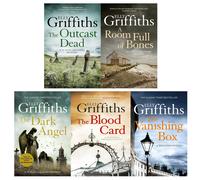 Elly Griffiths The Brighton Mysteries Series 5 Book Collection (The Outcast Dead, A Room Full of Bones, Dark Angel, Blood Card, Vanishing Box)