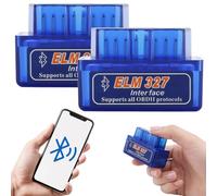 ELM-327 V2.1 Bluetooth OBD2 Code Reader, Diagnostic Scan Tool | Wireless Automotive Engine Auto Car Fault Code Reader Scanner Adapter,Failure Detector Compatible with Android Windows