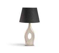 Elm Home And Garden Living Room Bedroom Bedside Table Lamp Large Cream White Wash Wooden Elm Home And Garden White