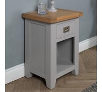 Elm Home And Products Elm Home And Garden Grey Painted Quality Bedside Cabinet Night Stand Table Fully Assembled