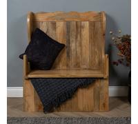 Elm Home And Products Elm Home And Garden Solid Mango Wood Monks Hall Bench Storage No Veneer Fully Assembled