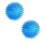 ELMAIN Dog Toys Cat Puppy Sounding Toy Squeaky Tooth Cleaning Ballpet Teeth Chewing Toy Thorn Balls 2Pcs Blue 11Cm