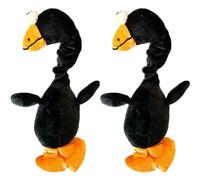 ELMAIN Dog Toys Pets Toys Screaming Sound Toy Puppy Bite Resistant Chew Toy Interactive Squeaky Dog Toy 2Pcs Black