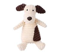 ELMAIN Dog Toys Plush Dog Toy Animals Shape Bite Resistant Squeaky Toys Corduroy Dog Toys Pets Training Toy 2Pcs L