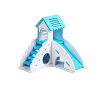 ELMAIN Hamster Toy 1Pcs Assembled Hamster Slide Toy Guinea Pig Golden Bear Breathable Chinchillas Hamster Accessories D