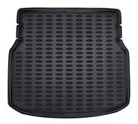 ELMASLINE Boot Liner for Mercedes-Benz C-Class W204 2007-2014 (Saloon) Extra High 5 cm Edge 3D Rubber Boot Mat