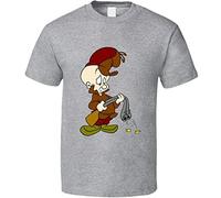 Elmer Fudd Character T Shirt Grey