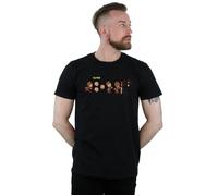 Elmer Fudd Colour Code T-Shirt Looney Tunes Black S