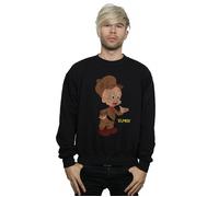 Elmer Fudd Distressed Sweatshirt Looney Tunes Black S