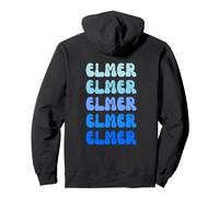 Elmer Name Minimalist Design Pullover Hoodie