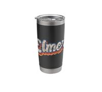 Elmer Personalized Name Shirt Custom Lettering 70's Stainless Steel Insulated Tumbler