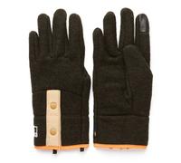 Elmer | Recycled Wool Fleece Gloves | Wool Gloves | Khaki | WildBounds XS