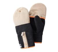 Elmer | Recycled Wool Fleece Mitten Cover Gloves | Khaki | WildBounds Large