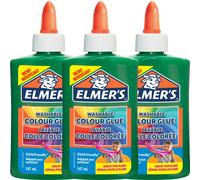 Elmer’s Colour PVA Glue Green 147 ml Washable and Kid Friendly 3 Pack
