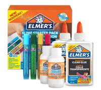 Elmer?s Glitter Slime Kit | Slime Supplies Include Clear PVA Glue, Glitter Glue Pens & Magical Liquid Slime Activator Solution | Washable & Kid