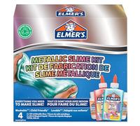 Elmer’s Metallic Slime Kit | Slime Supplies Include Metallic PVA Glue & Magical Liquid Slime Activator | Washable & Kid Friendly | 4 Count