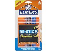 Elmer’s Re-Stick School Glue Sticks, 0.28-Ounces, 6 Count