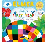 Elmer the Elephant Baby's First Year Calendar, Gift