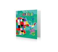 Elmer The Patchwork Elephant Birthday Card